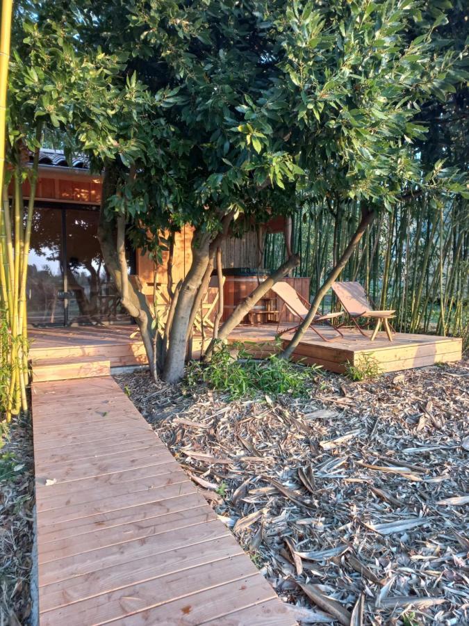 Maisonette Et Spa Bois La Begude-de-Mazenc Luaran gambar